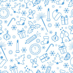 Pattern 2023 New year Merry Christmas Holiday Gift