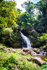 Fototapeta premium Dat Fa Waterfall in Surat Thani, Thailand