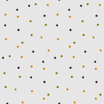 Halloween pattern with dots