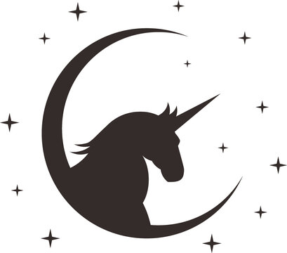 Unicorn loogo icon logo design