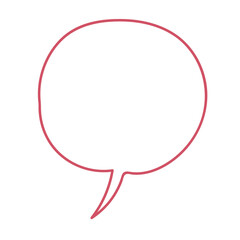 Hand drawn doodle icons -  speech bubble