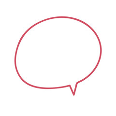 Hand drawn doodle icons - speech bubble