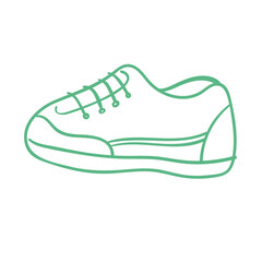 Hand drawn doodle icons - Sneakers