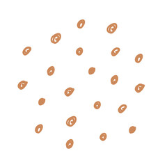 Hand drawn doodle icons - dot pattern
