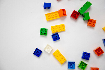 colorful toy bricks for child