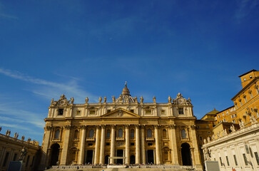 Fototapeta na wymiar Rome - church of St. Peter's Basilica, Italy.