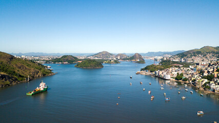 Baía de Vitória, Espírito Santo, Brasil.