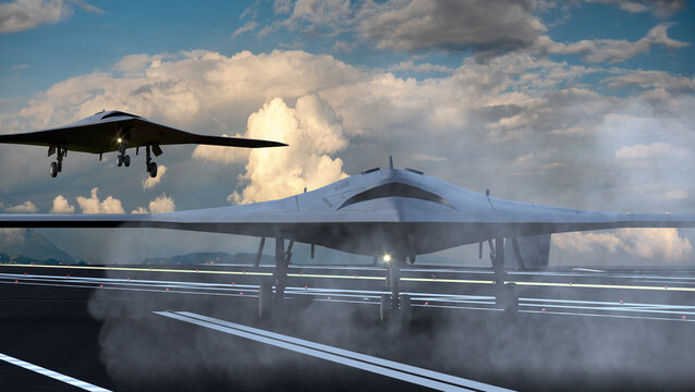 The X-47B is a tailless, strike fighter-sized unmanned aircraft developed by Northrop Grumman