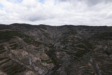 mountainous landscape in the south of Spain