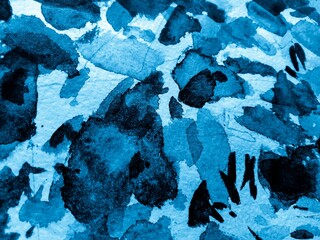 Acrylic Paint Brush. Multicolor Watercolor. Multicolor Beautiful Wallpaper. Indigo Illustration....