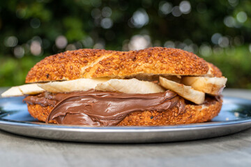 quick snacks for breakfast, selective focus