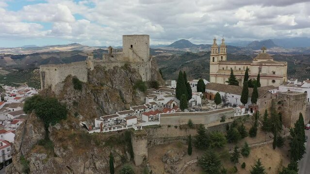Town of Castillo de Olvera Cadiz Spain