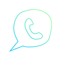 social media doodle icon