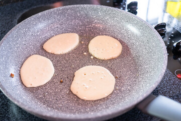 Making pancakes