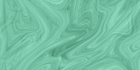 Fototapeta na wymiar Dark green marble oil ink liquid swirl texture for do ceramic counter dark green abstract light background, liquid metal close-up, wide horizontal banner. 3d illustration. 