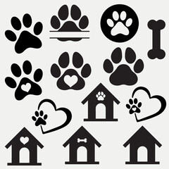 Paw designs bundle.