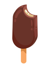 chocolate ice cream dessert icon