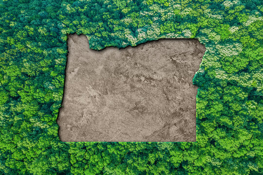 Sustainable habitat Map of Oregon