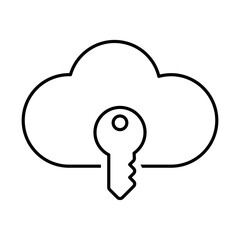 Cloud Unlock Icon