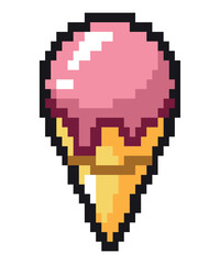 ice cream pixel art