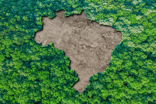 Sustainable habitat Map of Brazil