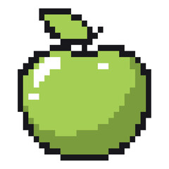 Fototapeta premium apple pixel art