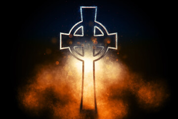 Celtic cross symbol, Christian cross