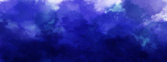 Abstract dark blue watercolor paint background liquid fluid texture for banner, wallpaper. Abstract dark blue watercolor clouds sky background