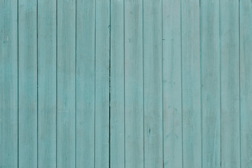 Turquoise pastel old wooden fence