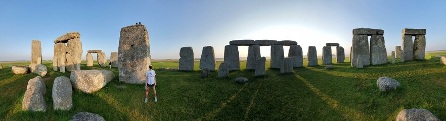 Sky Plant Megalith Cloud Monument Grassland