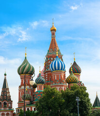 Saint Basil's Cathedral , Red square, Moscow, Russia