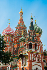 Fototapeta na wymiar Saint Basil's Cathedral , Red square, Moscow, Russia