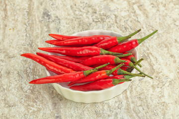 Hot and spicy chili pepper