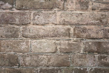 Wide Beige brick wall  background texture. Home and office design backdrop