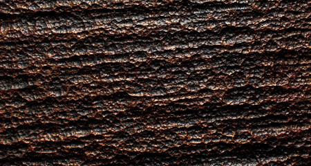 etched metal pitting background, close-up