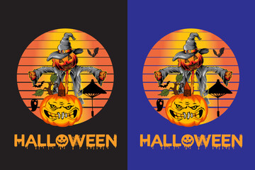 Halloween T-Shirt Design Template