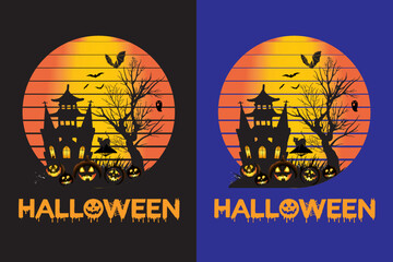 Halloween T-Shirt Design Template