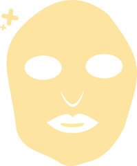 make up face mask element icon