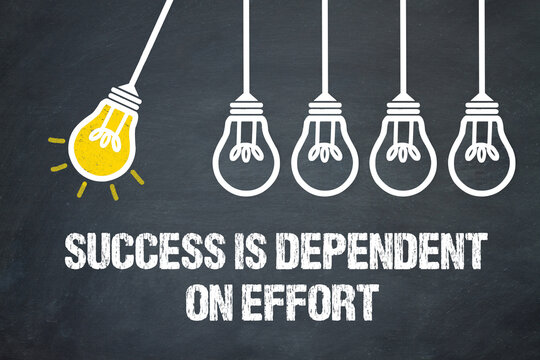 Success Is Dependent On Effort	
