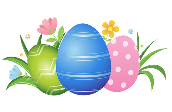 Wonderful egg easter day design background image