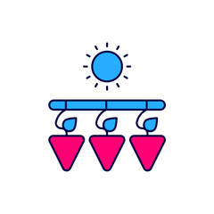 Filled outline Drying grapes icon isolated on white background. Dried grapes. Vector