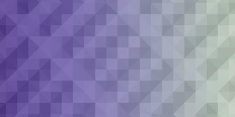 Fototapeta na wymiar Purple color. Halftone triangles, stylized geometric pattern and background. Abstract mosaic, illustration.