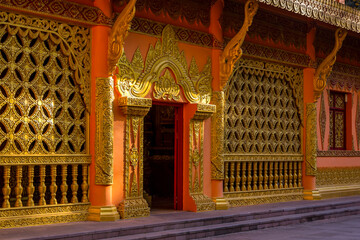 Naklejka premium temple building in Yunnan China