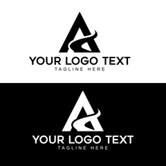 A River Logo - River A icon, A Initial Letter Logo, A River modern logo