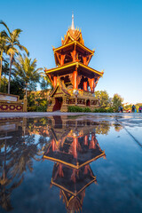 South-east Asia style buildings in Sipsongpanna Yunnan China