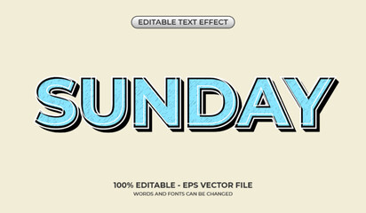 Vintage retro text effect. Editable classic text effect. Simple and minimalist style