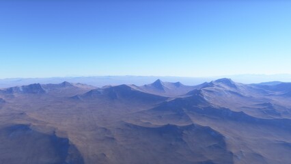 Deserted alien planet
