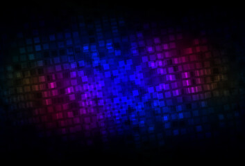 Obraz premium Dark Blue, Red vector layout with lines, rectangles.