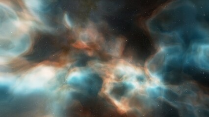 Space nebula, for use with projects on science, research, and education. Illustration
