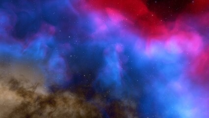 Space nebula, for use with projects on science, research, and education. Illustration
